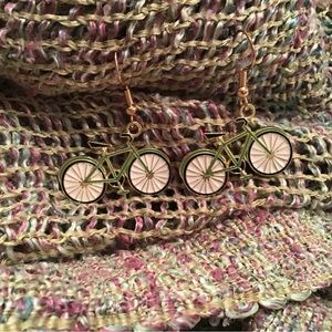 Bicycle Earrings
